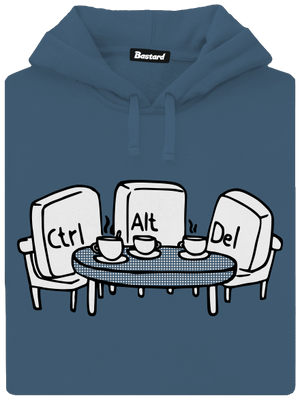 Nerozluční kamarádi dámská mikina klokanka Denim