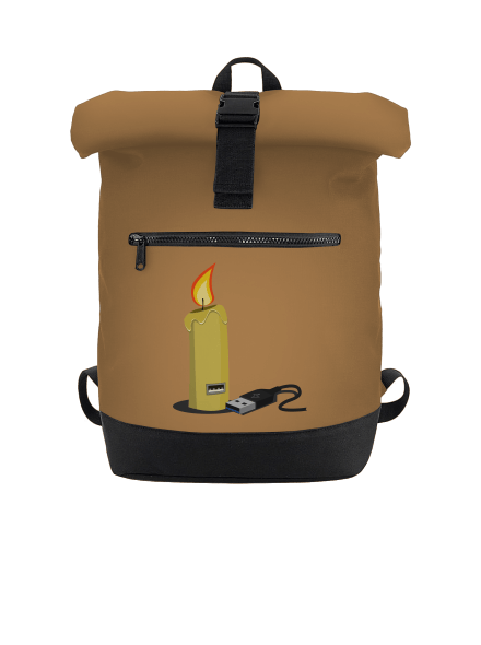 USB svíčka batoh Caramel