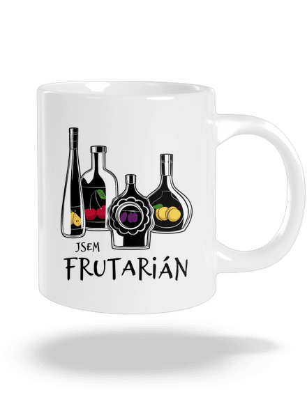 Frutarián velký hrnek White