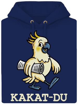 Kakat-du unisex mikina premium Navy