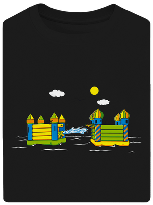 Bitva o hrad unisex tričko oversized Black