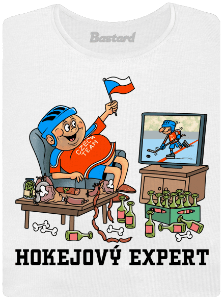 Hokejový expert dámské tričko White