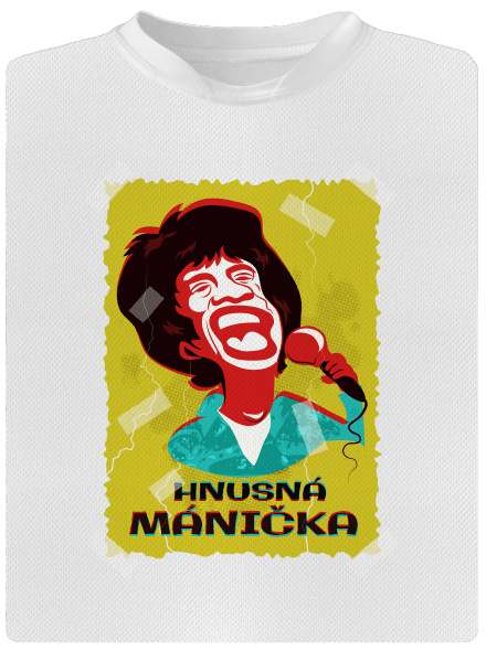 Mánička pánské sportovní tričko White