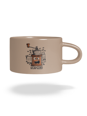 Mlýnek hrnek makronka Brown Macaron