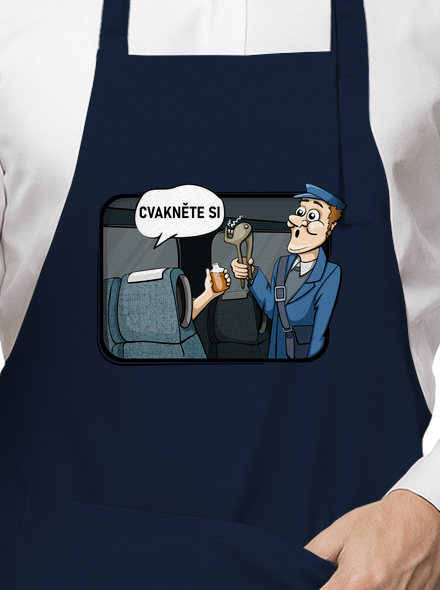Cvakněte si zástěra Navy