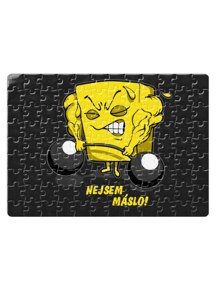 Nejsem máslo puzzle White