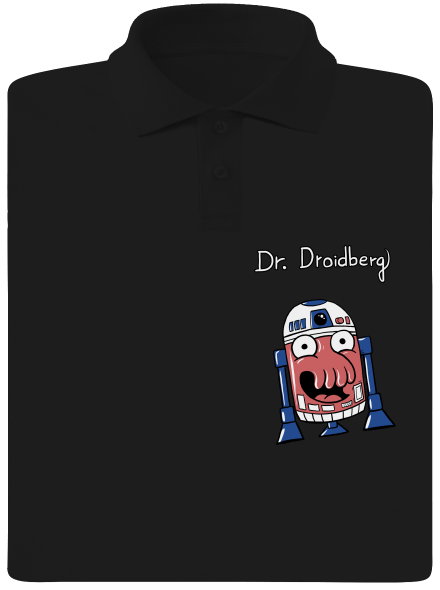 Dr. Droidberg pánská polokošile Black