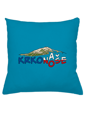 Krkonoše polštář Blue Turquoise