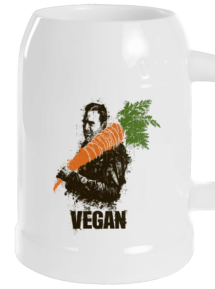 Vegan půllitr White