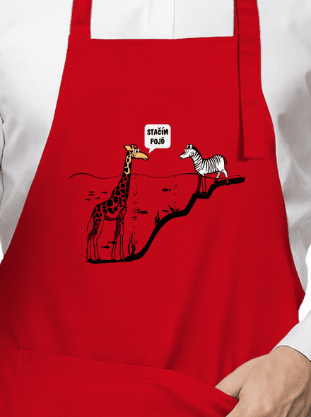 Stačím, pojď zástěra Red