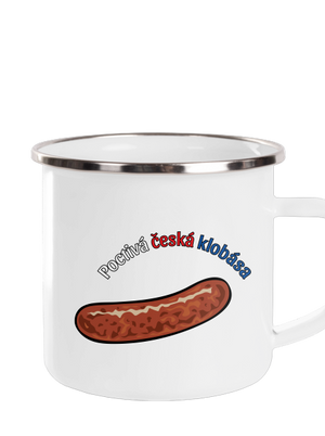 Poctivá buchta a klobása plecháček White