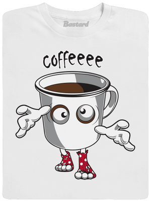 Zombie kafe pánské dlouhý rukáv White