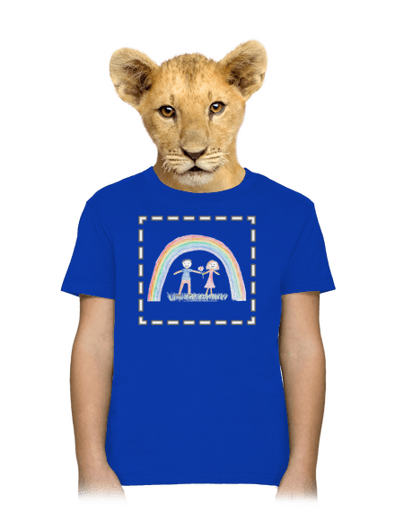 Dětské kresby - nahraj vlastní dětské tričko Royal Blue
