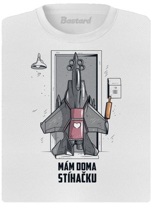 Stíhačka dámské sportovní tričko White