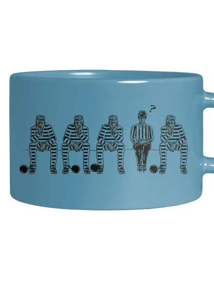 Nevinen hrnek makronka Blue Macaron