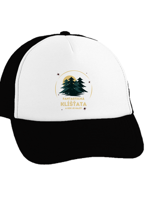 Fantastická klíšťata kšiltovka truckerka Black cap