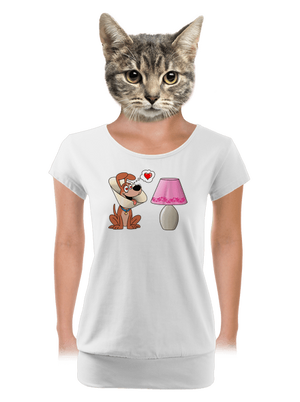 dámské tričko s lemem