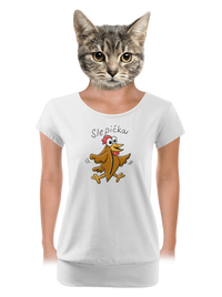 dámské tričko s lemem