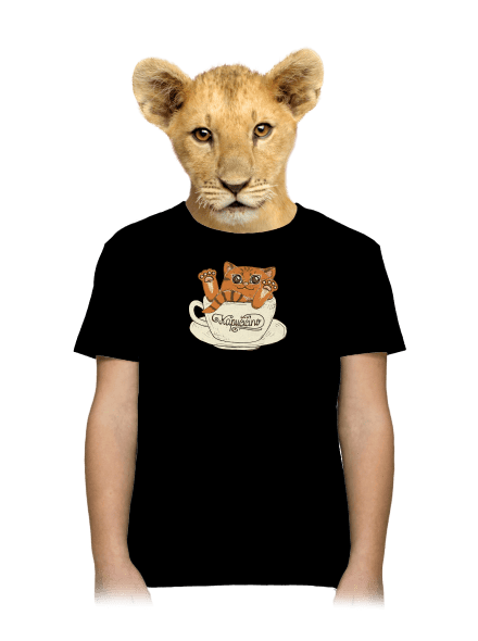 Kapučičíno dětské tričko Black