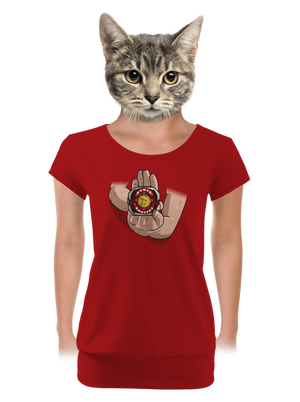 dámské tričko s lemem