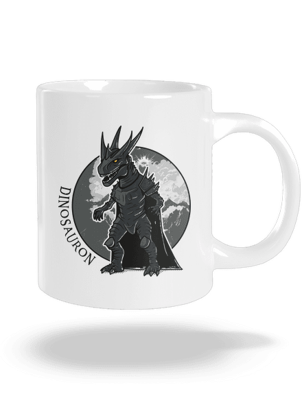 Dinosauron velký hrnek White