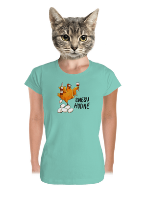 Snesu hodně dámské tričko premium Mint Mal