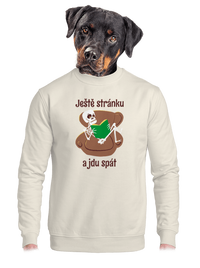 unisex mikina bez kapuce