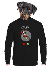 unisex mikina bez kapuce