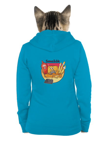 Smažák dámská mikina na zip Blue Atol