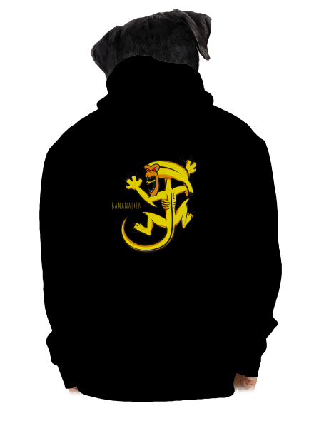 Bananalien pánská mikina na zip Black