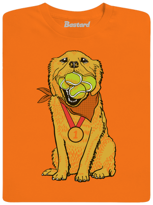 Zlatý retrívr pánské tričko Orange