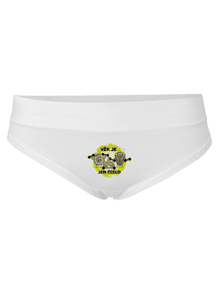 Věk je jen číslo dámské kalhotky White