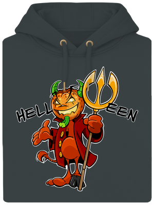 Helloween unisex mikina premium Charcoal