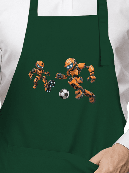 AI fotbal zástěra Bottle Green