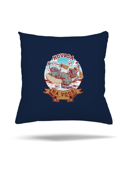 Hovada na vodě polštář Dark Navy