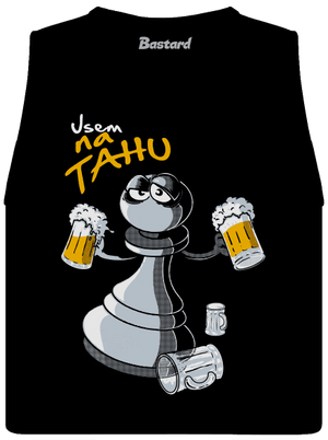 Na tahu dámské tílko volné Black