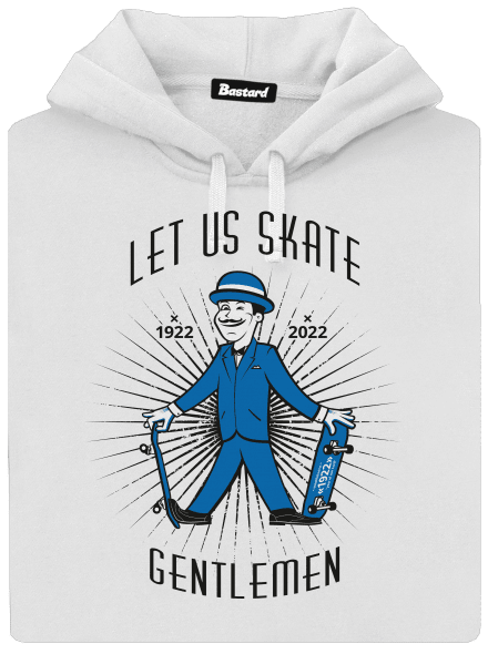 Let us skate dámská mikina klokanka White