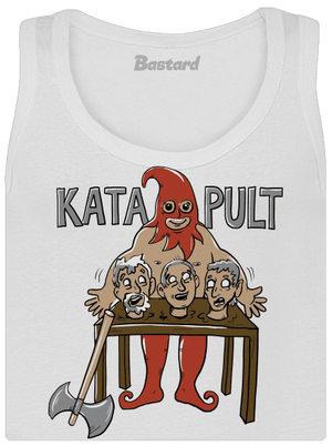 Kata pult dámské tílko klasické White