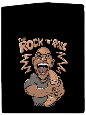 Rock and roll pánská mikina na zip Black