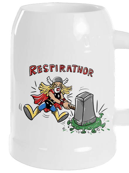 Respirathor půllitr White