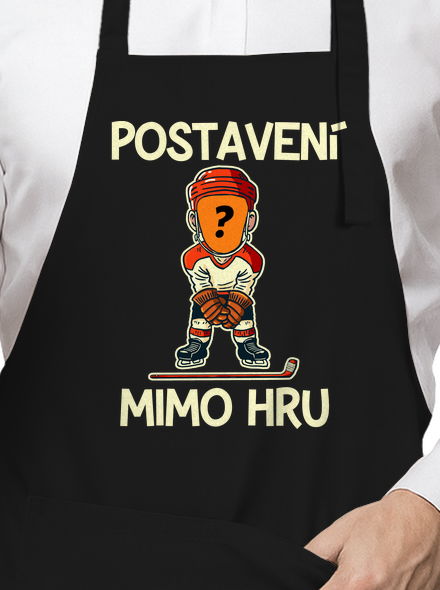 Postavení mimo hru zástěra Black