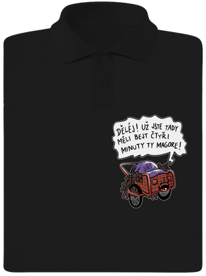 Jiří kára pánská polokošile Black