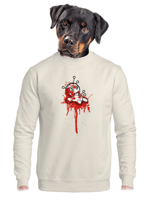 unisex mikina bez kapuce