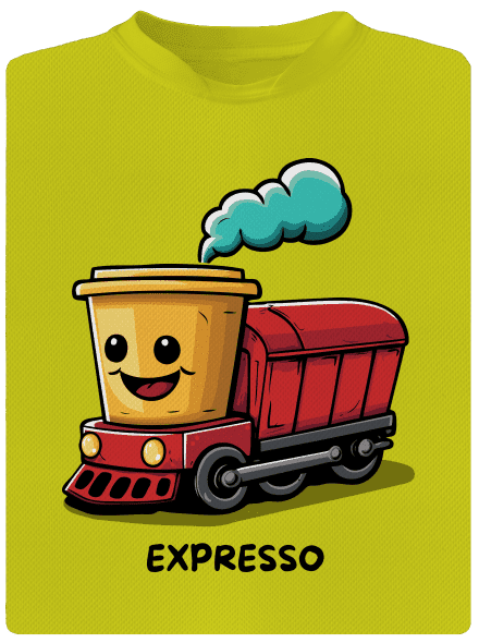 Expresso pánské sportovní tričko Neon Yellow