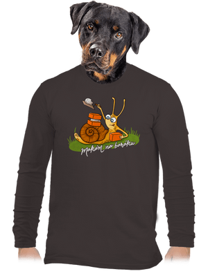 Makám na baráku pánské dlouhý rukáv Bear Brown