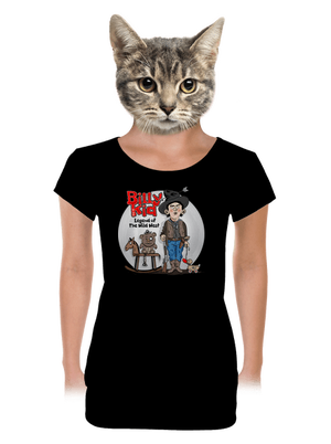 Billy The Kid dámské tričko s lemem Black