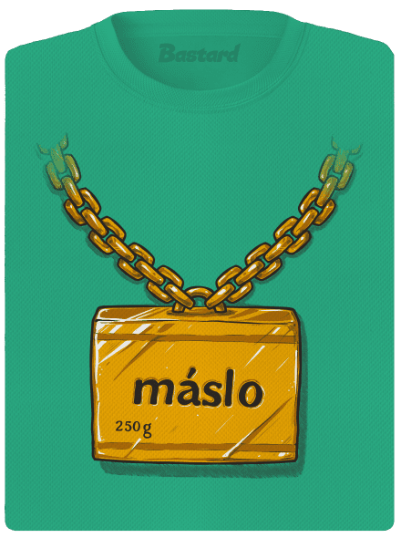 Máslo dámské sportovní tričko Mint Mal