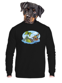 unisex mikina bez kapuce