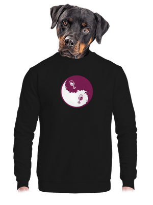 unisex mikina bez kapuce