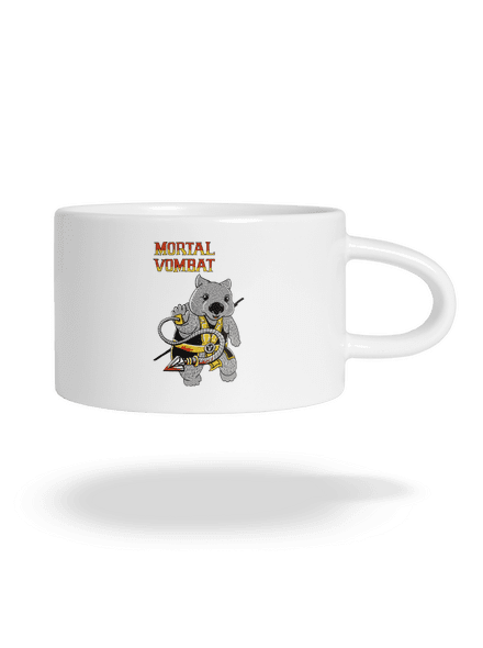 Mortal Vombat hrnek makronka White